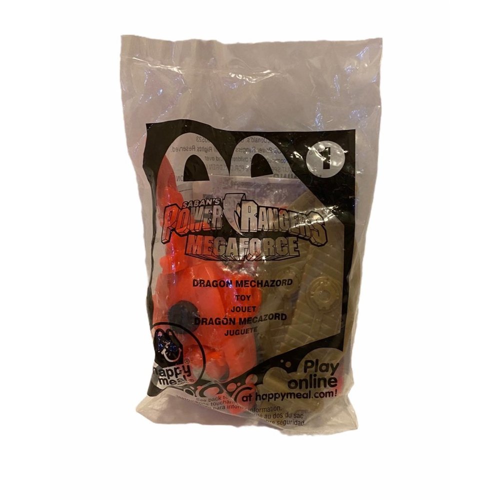 McDonald’s 2013 Power Rangers Megaforce Dragon Mechazord #1 Happy Meal Toy